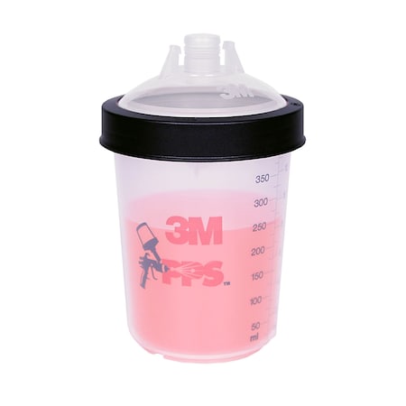 3M Lid & Liner Kit, 16112, Midi (13.5 fl oz), 200 Micron Full Diameter Filter, 50 Lids & 7100020094